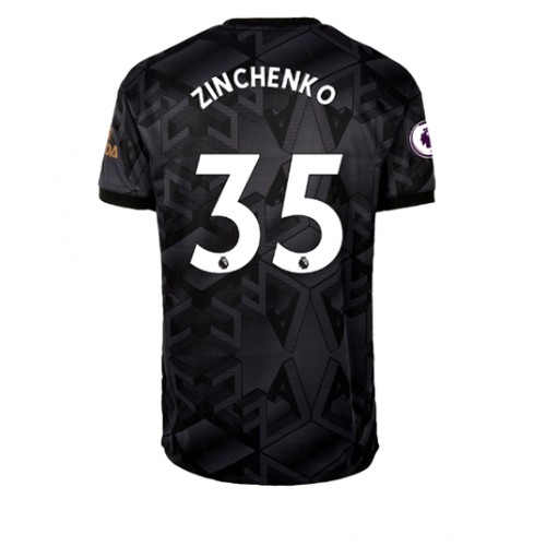 Fotbalové Dres Arsenal Oleksandr Zinchenko #35 Venkovní 2022-23 Krátký Rukáv